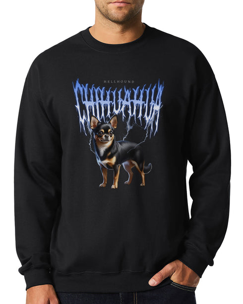 Metal Chihuahua Sweatshirt for Men - Funny Chihuahua Sweatshirt for Men
