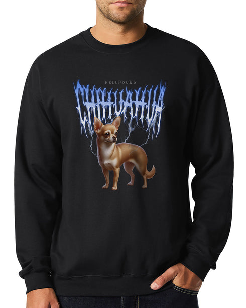 Metal Chihuahua Sweatshirt for Men - Funny Chihuahua Sweatshirt for Men