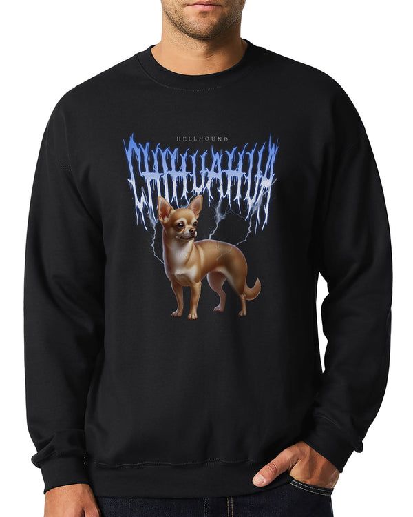 Metal Chihuahua Sweatshirt for Men - Funny Chihuahua Sweatshirt for Men