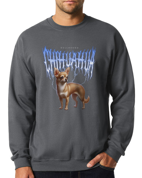 Metal Chihuahua Sweatshirt for Men - Funny Chihuahua Sweatshirt for Men