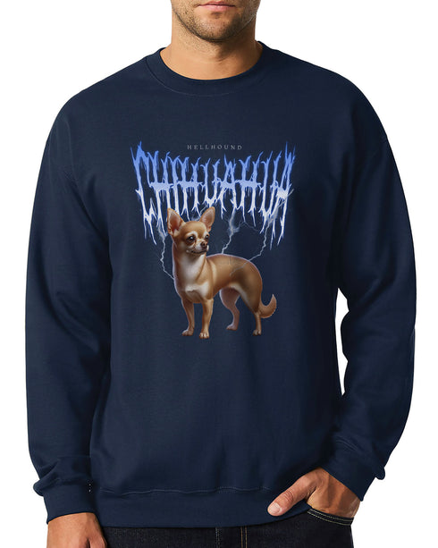Metal Chihuahua Sweatshirt for Men - Funny Chihuahua Sweatshirt for Men
