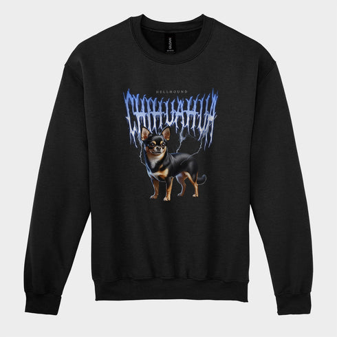 Metal Chihuahua Sweatshirt for Men - Funny Chihuahua Sweatshirt for Men