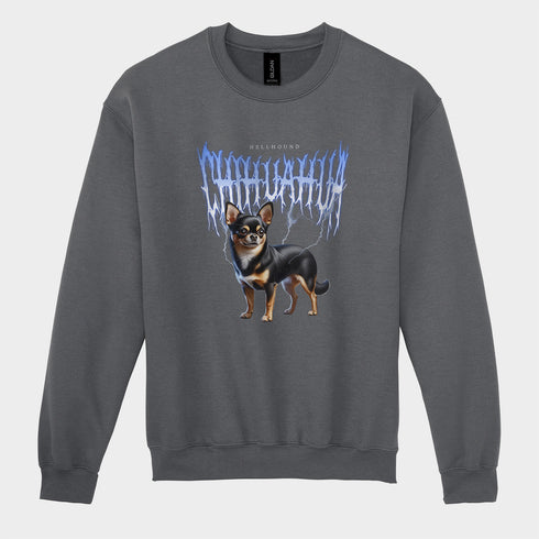 Metal Chihuahua Sweatshirt for Men - Funny Chihuahua Sweatshirt for Men