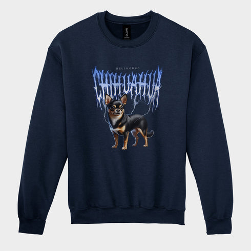 Metal Chihuahua Sweatshirt for Men - Funny Chihuahua Sweatshirt for Men