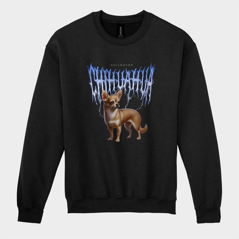 Metal Chihuahua Sweatshirt for Men - Funny Chihuahua Sweatshirt for Men