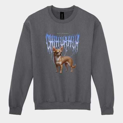 Metal Chihuahua Sweatshirt for Women - Funny Chihuahua Sweatshirt