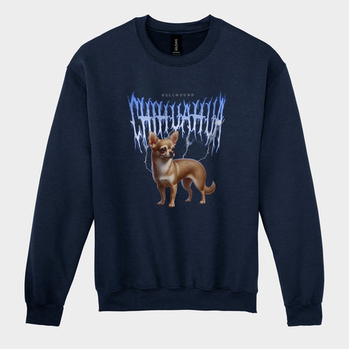 Metal Chihuahua Sweatshirt for Men - Funny Chihuahua Sweatshirt for Men