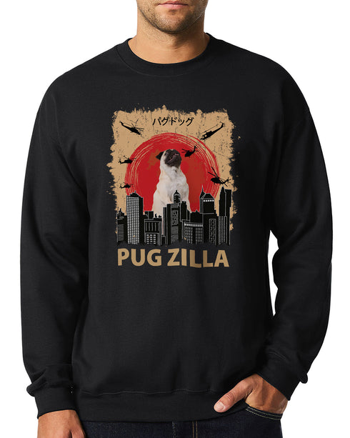 Funny Pug Sweatshirt for Men