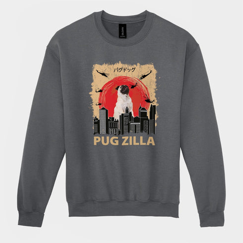 Funny Pug Sweatshirt for Women