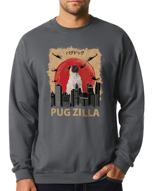 Funny Pug Sweatshirt for Men