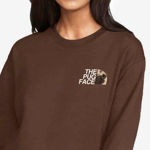 Funny Pug Sweatshirt for Women