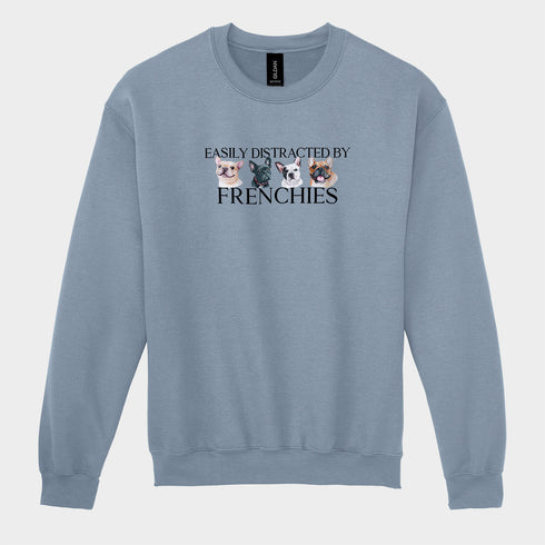 French Bulldog Sweatshirt for Women - Funny Frenchie Sweatshirt