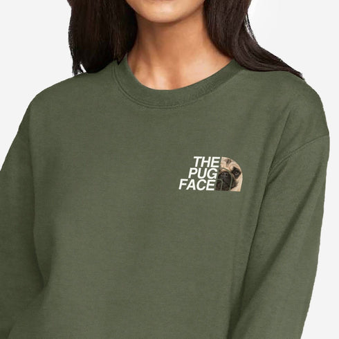 Funny Pug Sweatshirt for Women