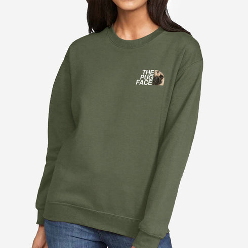 Funny Pug Sweatshirt for Women