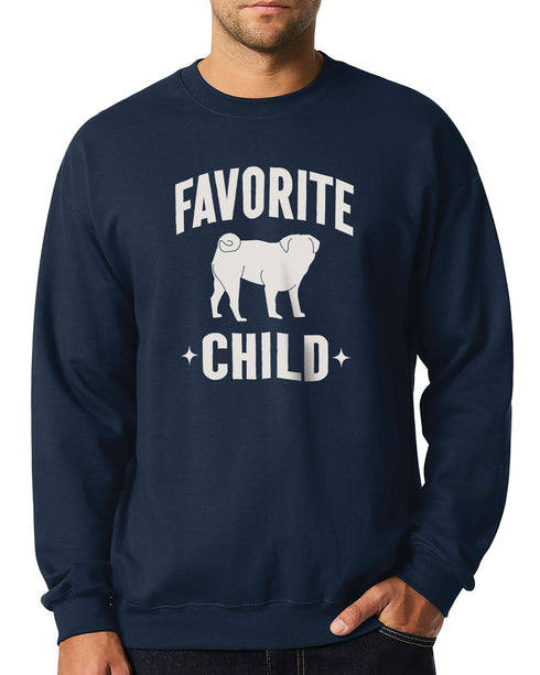 Funny Pug Dad Sweatshirt for Men