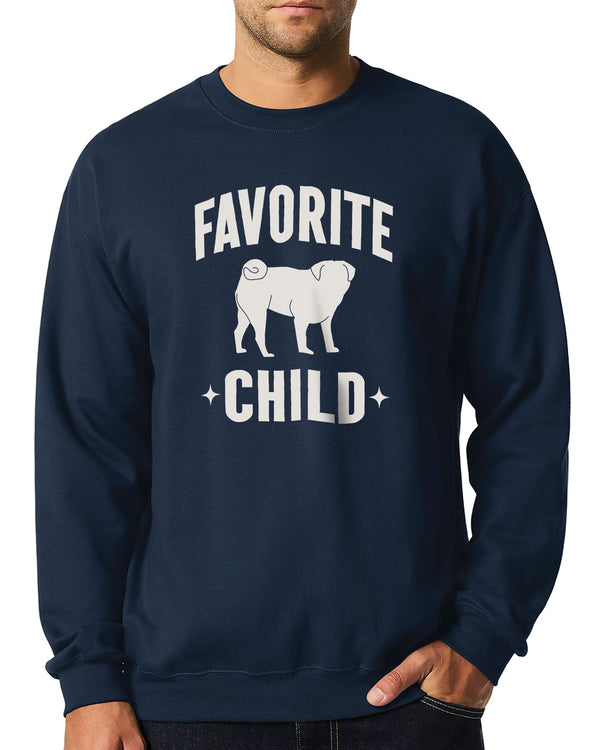 Funny Pug Dad Sweatshirt for Men