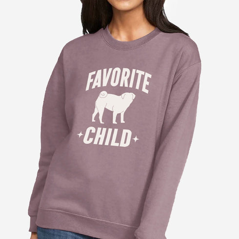 Pug Mom Sweatshirt for Women - Funny Pug Sweatshirt