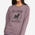 Black Pug Sweatshirt for Women
