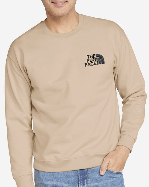 Black Pug Sweatshirt for Men