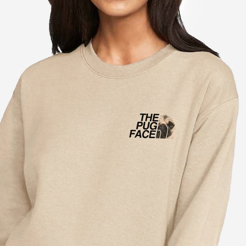 Funny Pug Sweatshirt for Women
