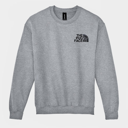 Black Pug Sweatshirt for Men