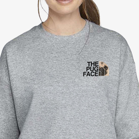 Funny Pug Sweatshirt for Women