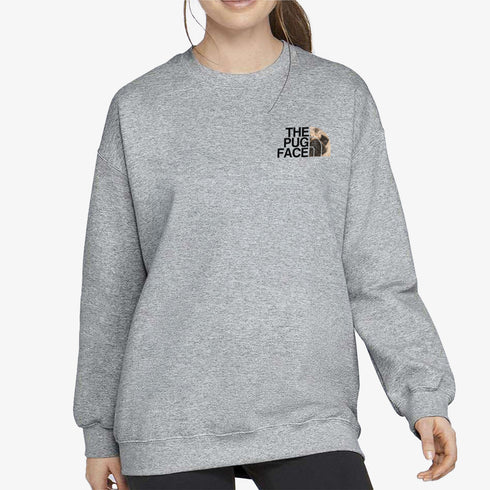 Funny Pug Sweatshirt for Women