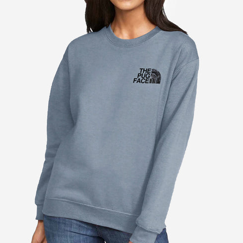 Funny Black Pug Sweatshirt for Women