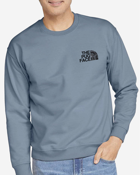 Black Pug Sweatshirt for Men