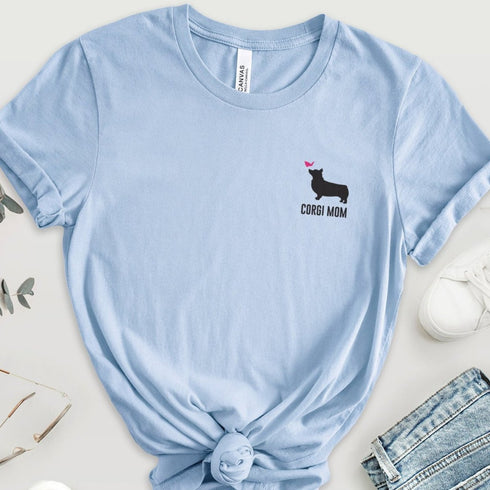 Corgi T- Shirt for Women - Corgi Mom Tee for Women