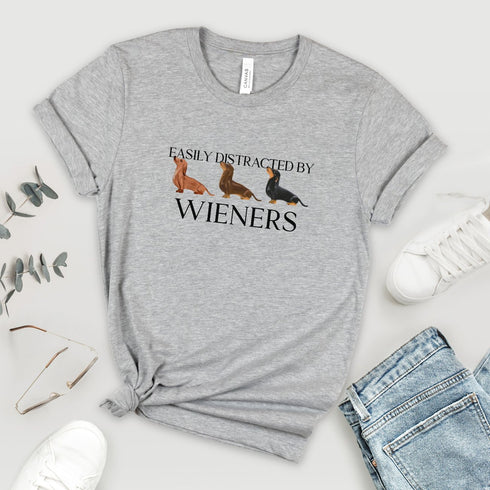 Funny Dachshund T- Shirt for Women - Wiener Dog Tee for Women