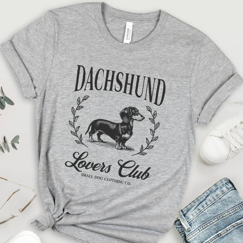 Dachshund Tee for Women - Dachshund Lovers Club Shirt for Women