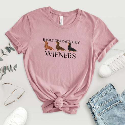 Funny Dachshund T- Shirt for Women - Wiener Dog Tee for Women
