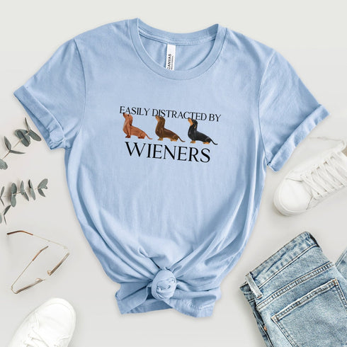 Funny Dachshund T- Shirt for Women - Wiener Dog Tee for Women