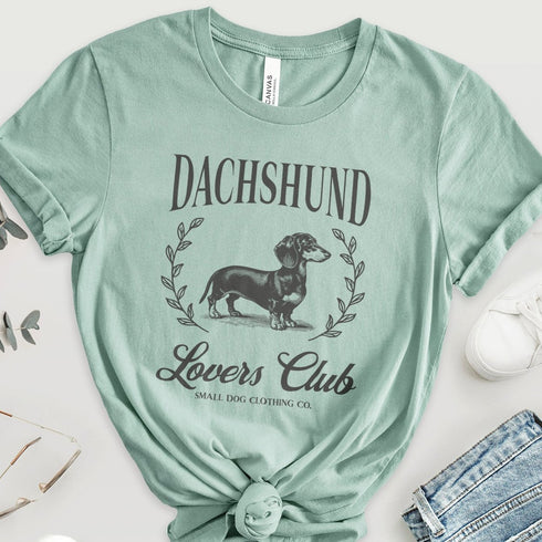 Dachshund Tee for Women - Dachshund Lovers Club Shirt for Women