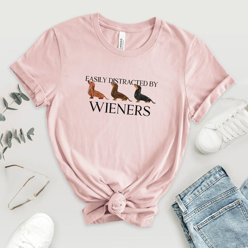 Funny Dachshund T- Shirt for Women - Wiener Dog Tee for Women