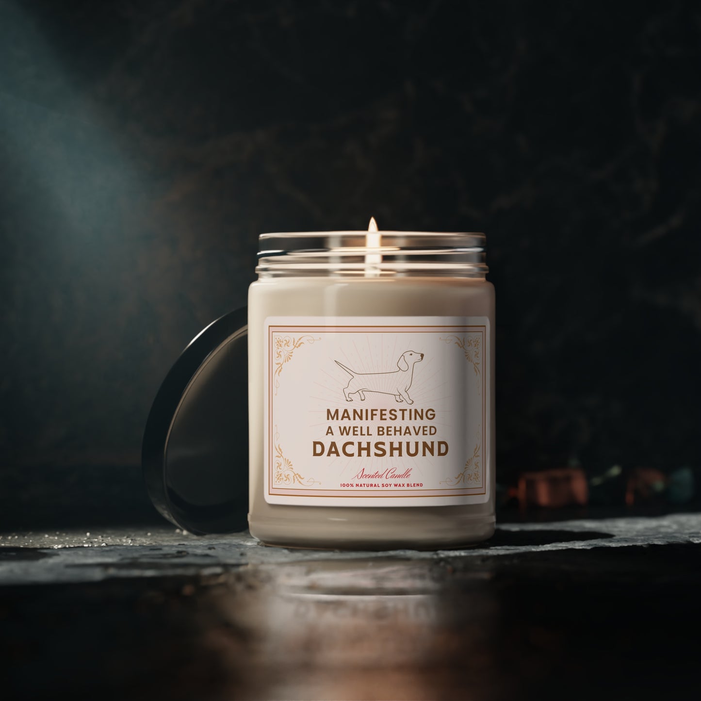 Dachshund Gift - Scented Candle, 9oz