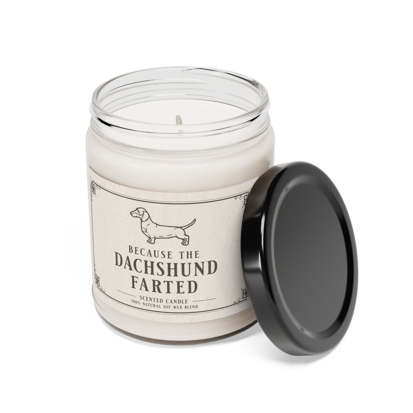 Dachshund Gift - Scented Candle, 9oz