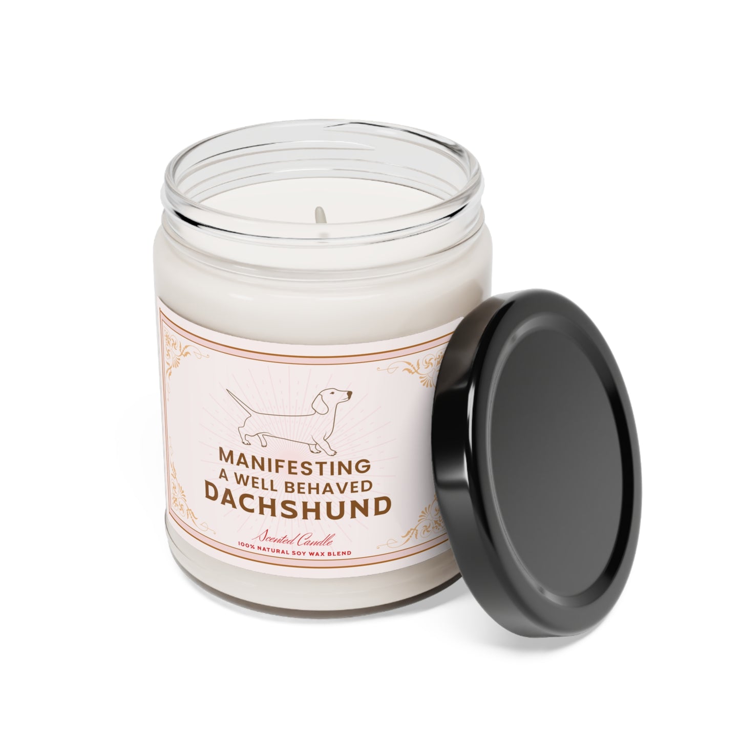 Dachshund Gift - Scented Candle, 9oz