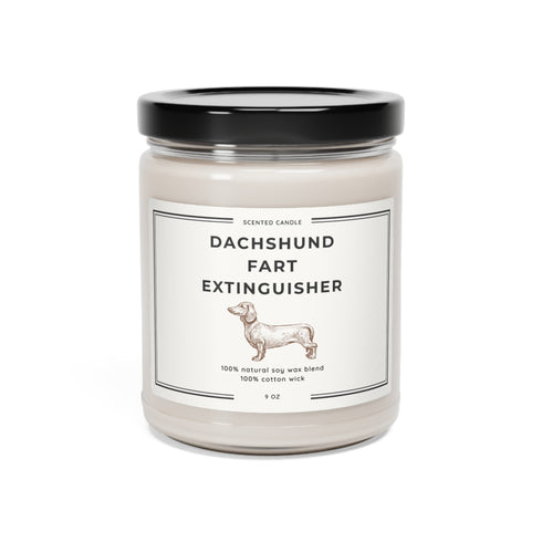 Dachshund Gift - Dachshund Scented Candle, 9oz