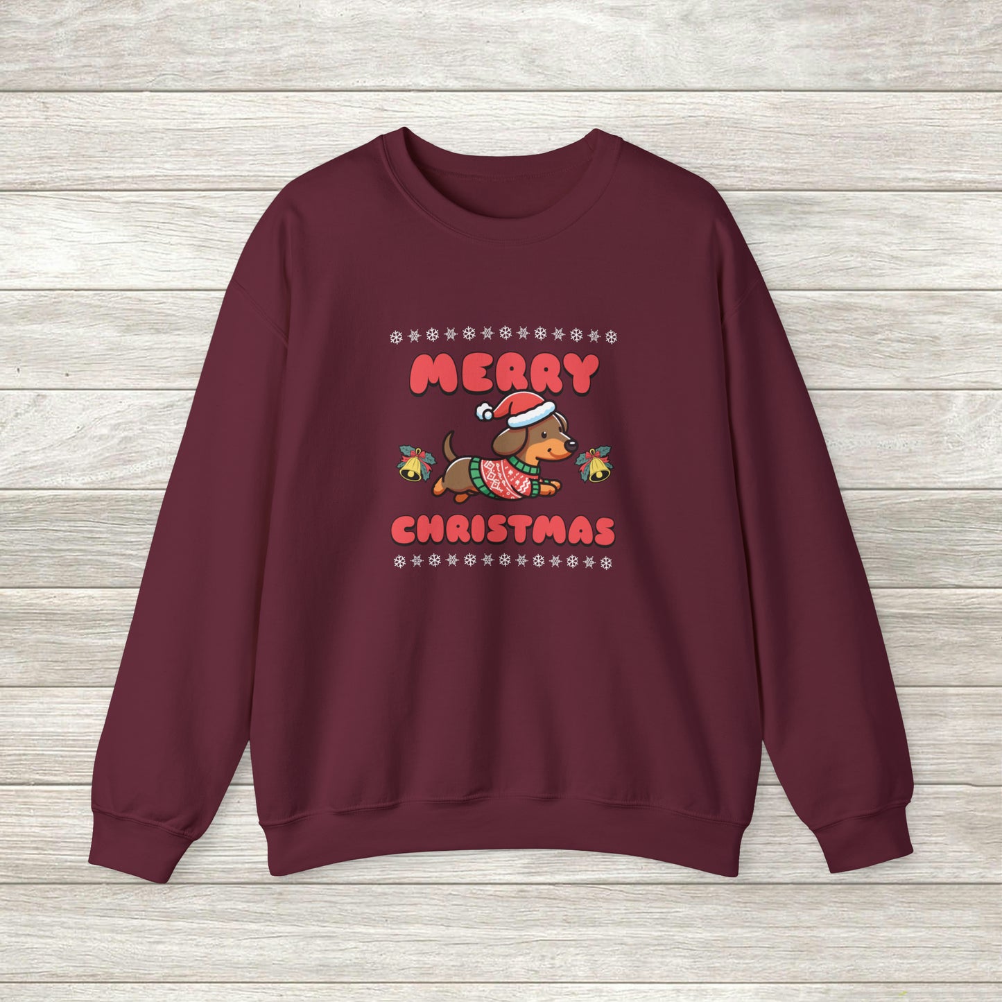 Dachshund Christmas Sweatshirt - Dachshund Lover Gift
