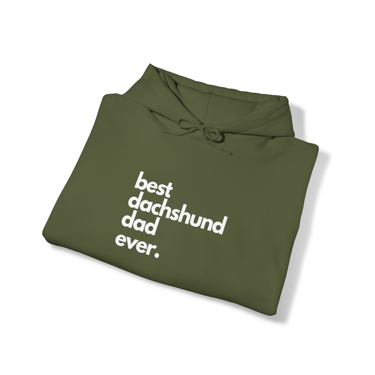 Dachshund Hoodie - Best Dachshund Dad Ever- Dachshund Gift
