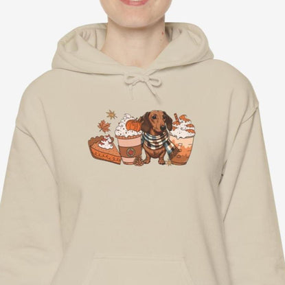 Dachshund Autumn Hoodie for Women - Wiener Dog Fall Hoodie