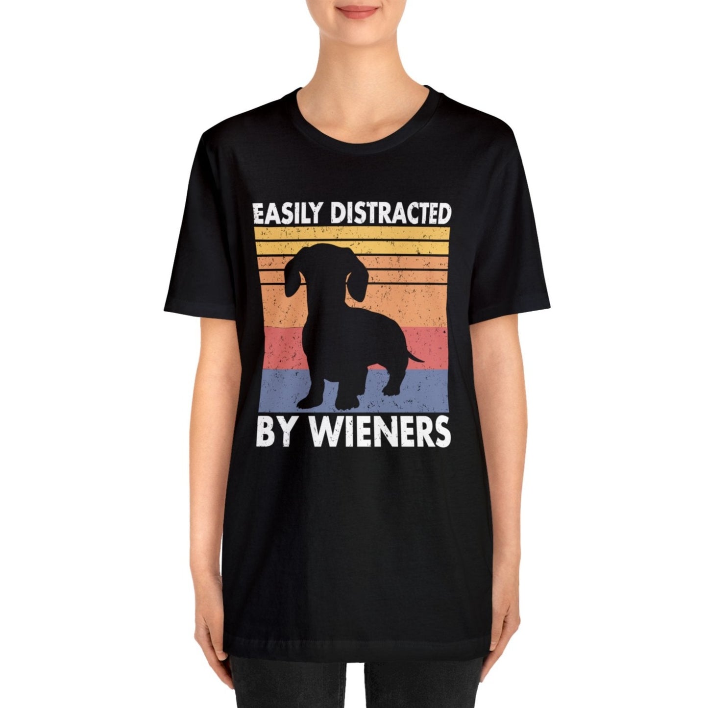 Dachshund Shirt - Easily distracted by wieners - Dachshund Gift