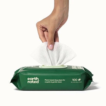 Earth Rated Uncented Dog Wipes