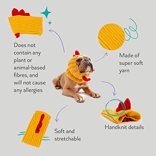 Zoo Snoods Rooster Chicken Costume for Dogs