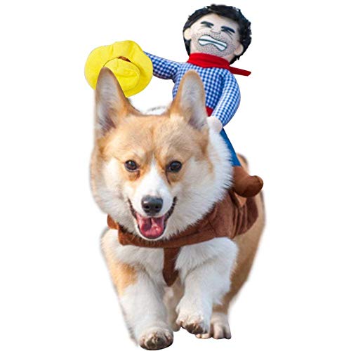 NACOCO Cowboy Rider Dog Costume