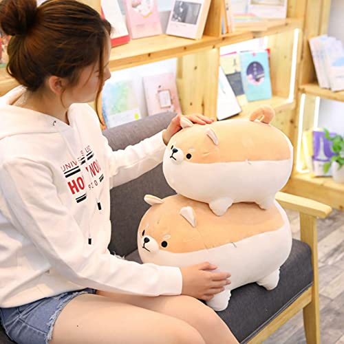 VHYHCY Stuffed Animal Shiba Inu Plush Pillow, Cute Corgi Dog Plush Soft Anime Pet Plushies, Kawaii Plush Toy Gifts for Kids Boys and Girls (Multicolor, 7.8")