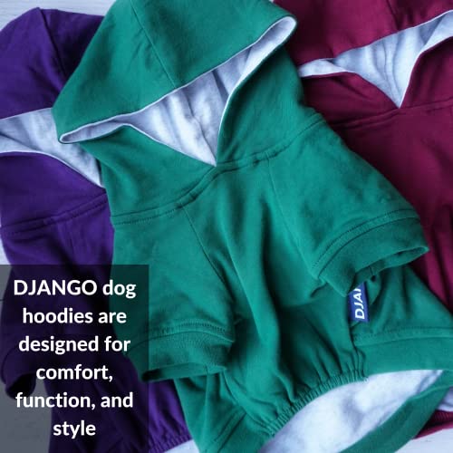 DJANGO Dog Hoodie and Super Soft and Stretchy Sweater