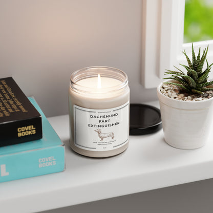 Dachshund Gift - Dachshund Scented Candle, 9oz